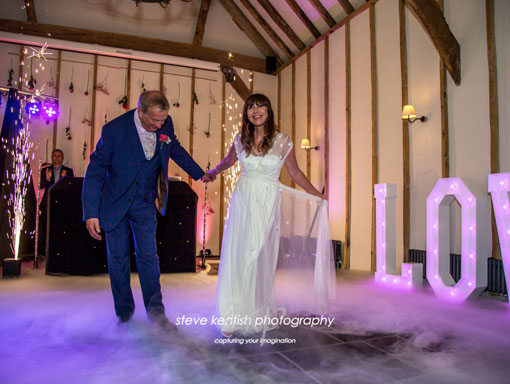 Bride and Groom 1st Dance at Kimbridge Barn, Hampshire 510