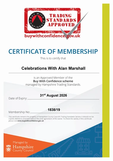 Buy With Confidence Certificate 2026 Buy With Confidence Certificate 2026